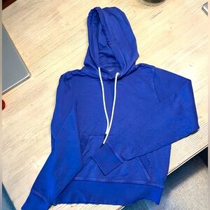 Athleta Sundown Hoodie Sweatshirt, Poseidon Blue size small used very good cond